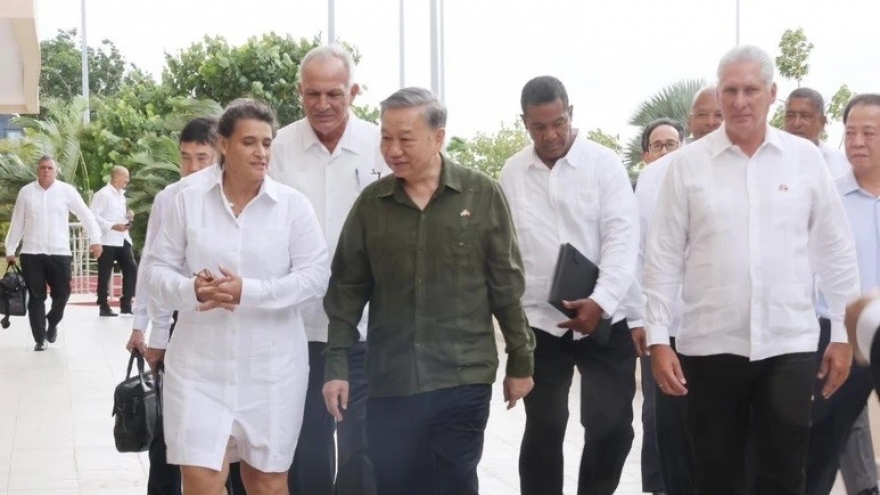 Vietnamese leader To Lam visits Mariel Special Development Zone